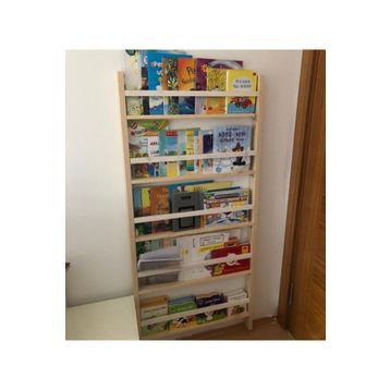 Montessori Kitaplık Oyuncak Rafı