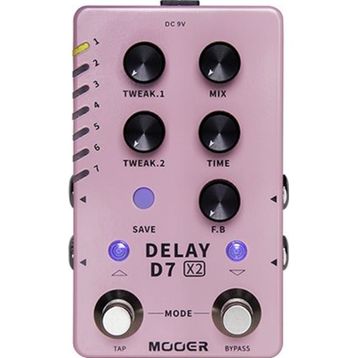 Mooer M722 D7 X2 Stereo Delay Pedalı