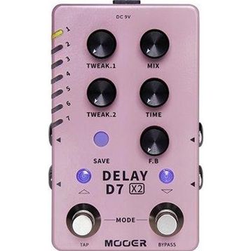 Mooer M722 D7 X2 Stereo Delay Pedalı