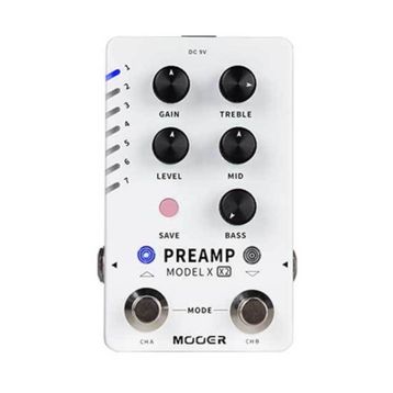 Mooer M725 Model X2 Gitar Preamp Pedalı