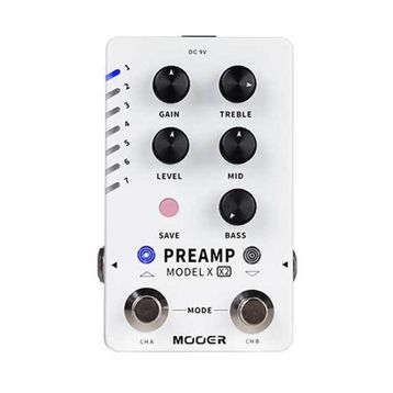 Mooer M725 Model X2 Gitar Preamp Pedalı