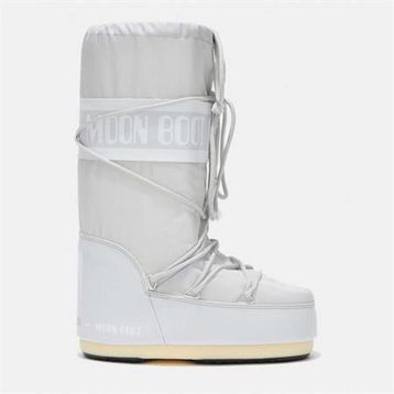 Moon Boot Icon Nylon Glacier 2MONW2022002 Gri Kadın Kar Botu