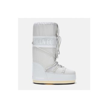 Moon Boot Icon Nylon Gri Kadın Uzun Bot