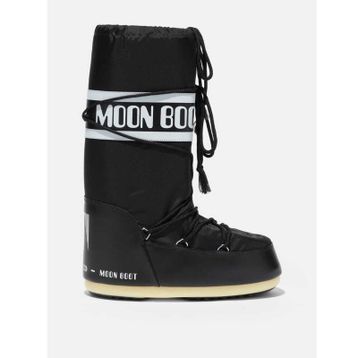 Moon Boot Icon Nylon Siyah Kadın Uzun Bot