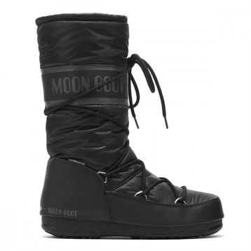 Moon Boot Siyah High Nylon Wp Kadın Bot