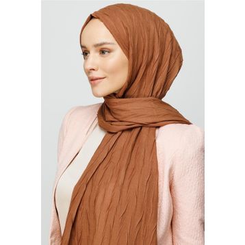 Mooncorn Mocha Piliseli Bambu Kadın Şal