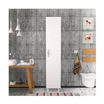 Moonlife 5 Raflı Banyo Boy Dolabı