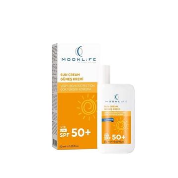 Moonlife Çok Yüksek Koruma SPF50+ 50 ML Yüz Güneş Kremi