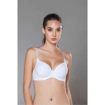 Moonlight 2154 Beyaz Cotton Desteksiz Sütyen
