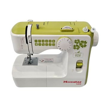 Moonstar 588 Yeşil Ev Tipi 12 Desenli Düz Dikiş Makinesi