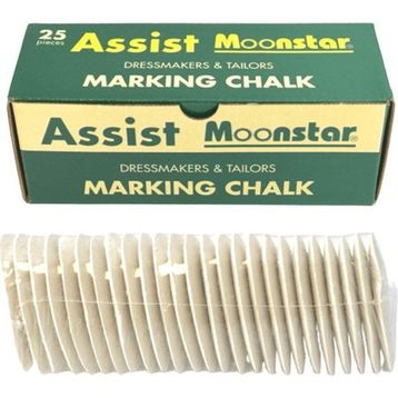 Moonstar Assist Beyaz 25 Adet Çizgi Taşı