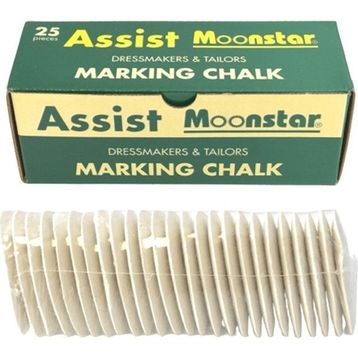 Moonstar Assist Beyaz 25 Adet Çizgi Taşı
