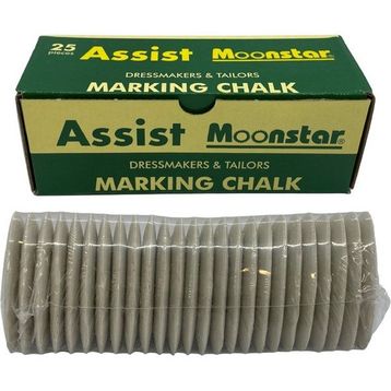 Moonstar Assist Beyaz 25 Adet Çizgi Taşı
