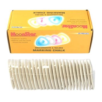 Moonstar Beyaz 25 Adet Killi Çizgi Taşı