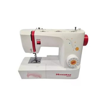 Moonstar Q60H Beyaz Ev Tipi 32 Desenli Düz Dikiş Zikzak ve Piko Makinesi