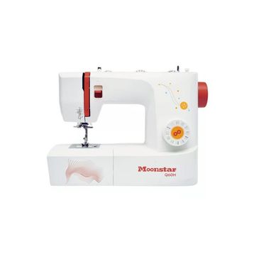 Moonstar Q60H Beyaz Ev Tipi 32 Desenli Düz Dikiş Zikzak ve Piko Makinesi