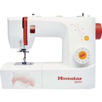 Moonstar Q60H Beyaz Ev Tipi 32 Desenli Düz Dikiş Zikzak ve Piko Makinesi