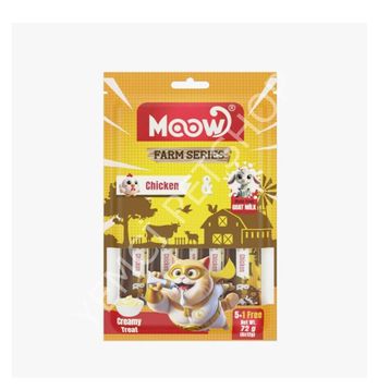 Moow Tavuklu ve Keçi Sütlü 6x12 gr 12'li Kedi Krema Ödülü