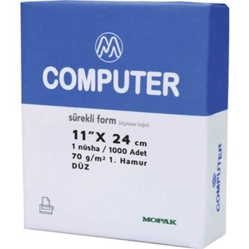 Mopak 1 Nüsha 1000'li Bilgisayar Kağıdı