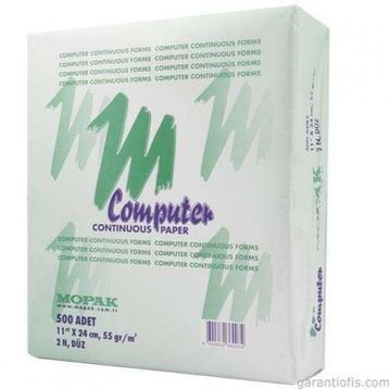 Mopak 11x24 cm 2 Nüsha 500'lü Sürekli Form