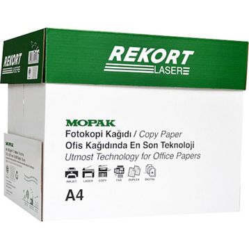 Mopak Rekort 1 Koli 5 Top 2500 Yaprak A4 Fotokopi Kağıdı