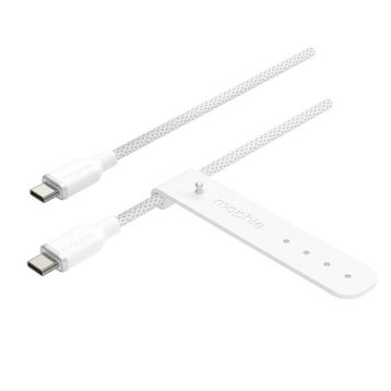 Mophie 409912826 Charge Stream 60 W USB-C to USB-C Beyaz 1 m Güç Kablosu