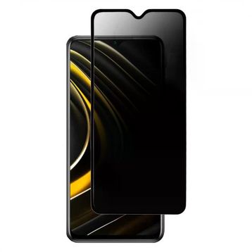 Mor Aksesuar Samsung Galaxy A02s Hayalet Privacy Gizli Cam Ekran Koruyucu Siyah