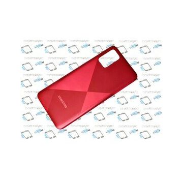 Mor Aksesuar Samsung Galaxy A02s Kasa Kırmızı Arka Pil Batarya Kapağı