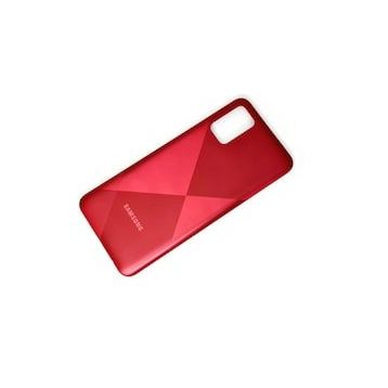 Mor Aksesuar Samsung Galaxy A02s Kasa Kırmızı Arka Pil Batarya Kapağı