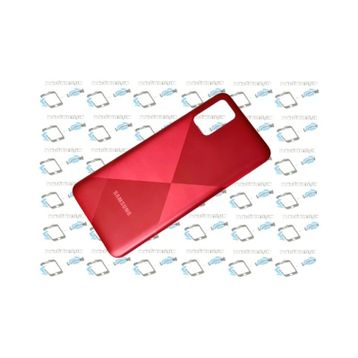 Mor Aksesuar Samsung Galaxy A02s Kasa Kırmızı Arka Pil Batarya Kapağı
