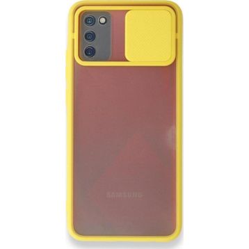 Mor Aksesuar Samsung Galaxy A02s Palm Kamera Koruma Kapaklı Silikon Kılıf