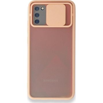 Mor Aksesuar Samsung Galaxy A02s Palm Kamera Koruma Kapaklı Silikon Kılıf