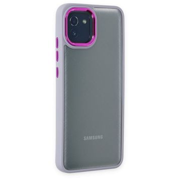 Mor Aksesuar Samsung Galaxy A03 Dora Kapak Lila Kılıf