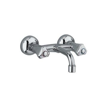 More Home Sms Duvardan Sabit Borulu Krom Lavabo Bataryası