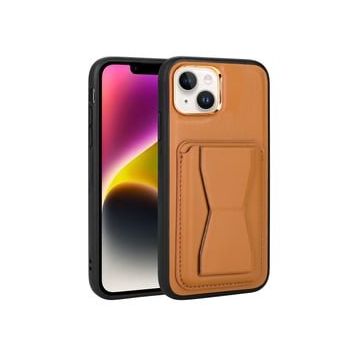 More TR Apple iPhone 14 Kartlıklı Standlı ​Pu Deri Zore Memo Telefon Kılıfı