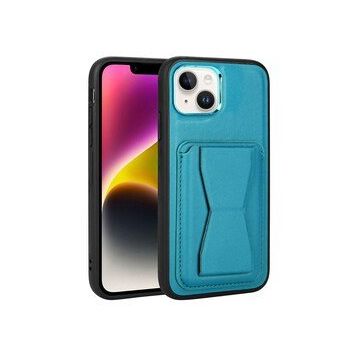 More TR Apple iPhone 14 Plus Kartlıklı Standlı ​Pu Deri Zore Memo Telefon Kılıfı