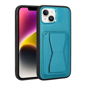 More TR Apple iPhone 14 Plus Kartlıklı Standlı ​Pu Deri Zore Memo Telefon Kılıfı