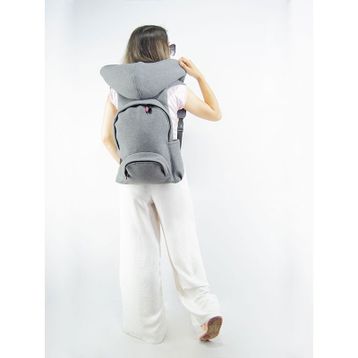 Morikukko Basic Grey Fuchsia Sırt Çantası