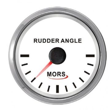 Mors 12-24V Beyaz 100 mm Dümen Açı Göstergesi