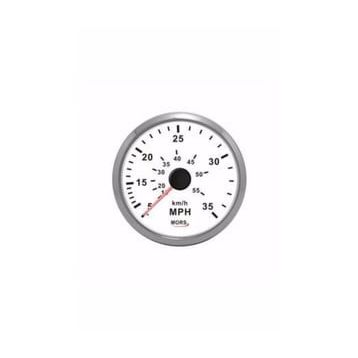 Mors 35mph Beyaz Sürat Göstergesi