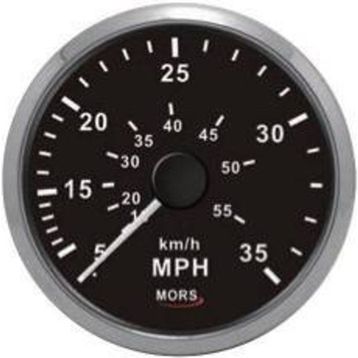 Mors 35mph Siyah Sürat Göstergesi