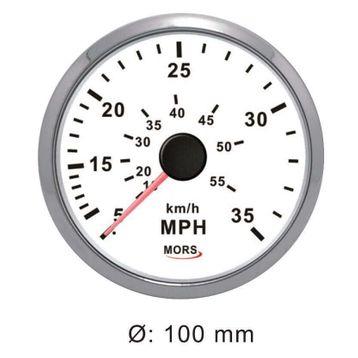 Mors 35mph Siyah Sürat Göstergesi