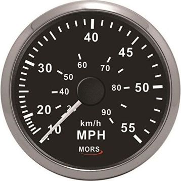 Mors 55mph Siyah Sürat Göstergesi