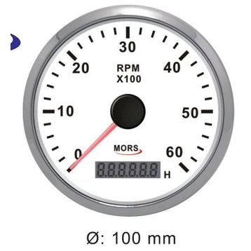 Mors 6000 rpm Devir Göstergesi ve Motor Saati