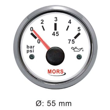 Mors Beyaz 10bar Yağ Göstergesi