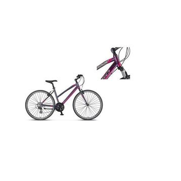Mosso Legarda-2321-LDM-V 460H 28 Jant 21 Vites Mürdüm Pembe Kadın Şehir Bisikleti