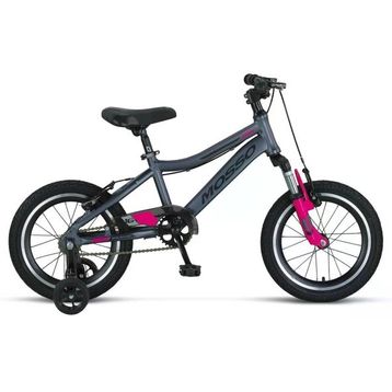 Mosso Wildfire L-16-V 255H V 16 Jant Antrasit Pembe Kız Çocuk Bisikleti