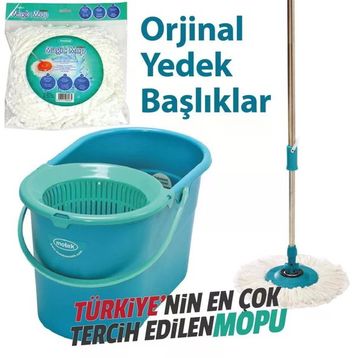 Motek 4 Başlıklı Fixmop Mıkrofiber Temizlik Seti
