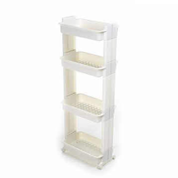 Motek 4'lü Tekerlekli Organizer Raf