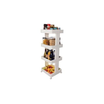 Motek 4'lü Tekerlekli Organizer Raf